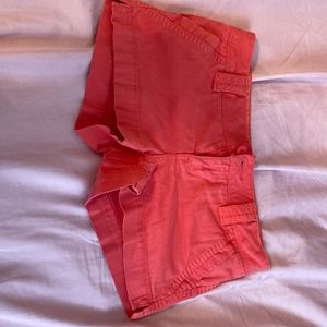 Red shorts that are a size 5 in women
